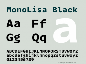 MonoLisa-Black Version 1.604图片样张