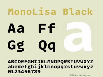 MonoLisa-Black Version 1.700图片样张