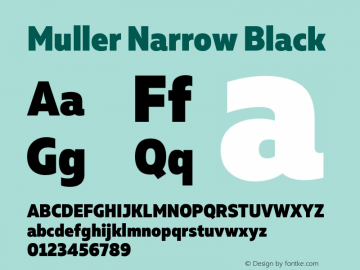 Muller Narrow Black Version 1.000图片样张