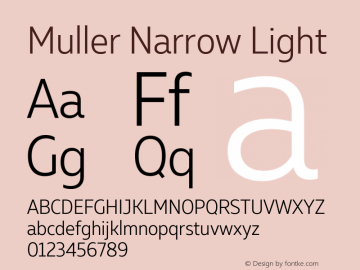 Muller Narrow Light Version 1.000图片样张