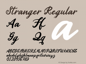 Stranger Version 1.017;Fontself Maker 3.5.4图片样张