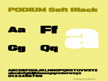 PODIUM Soft Black 1.000图片样张