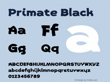 Primate Black 001.001图片样张