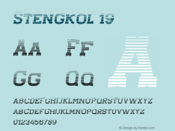 Stengkol 19 com.myfonts.easy.viaction-type.stengkol.regular-19.wfkit2.version.5cuD图片样张