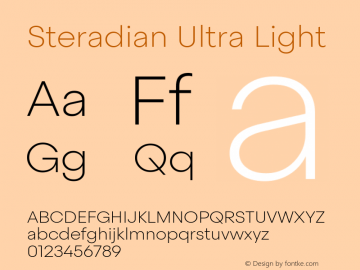 Steradian Ultra Light 1.100图片样张