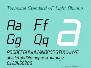 Technical Standard VP Light Oblique 1.000图片样张
