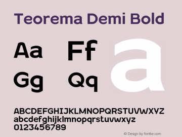 Teorema Demi Bold 1.000图片样张