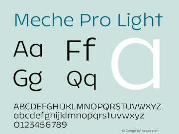 Meche Pro Light Version 1.000 | web-OT图片样张