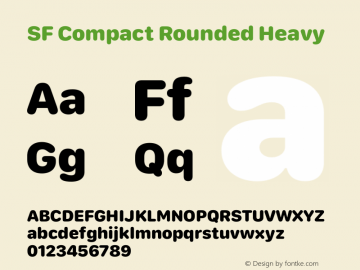 SF Compact Rounded Heavy Version 14.0d1e2图片样张