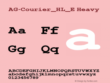 AG-Courier_HL_E -Heavy 1.0 Tue Mar 05 21:57:12 1996图片样张