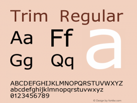 Trim 1.0图片样张