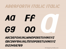 Aberforth Italic 1.000图片样张