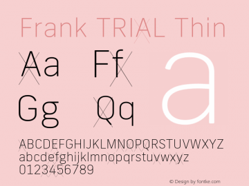 Frank TRIAL Thin Version 2.100图片样张