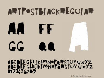 Art Post black Version 1.00 October 3, 2011, initial release图片样张