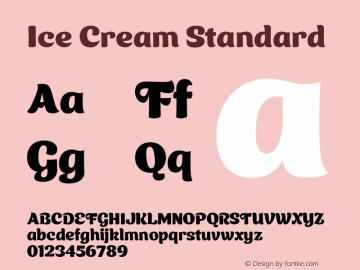 Ice Cream Standard Version 1.000;FEAKit 1.0图片样张