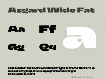 Asgard Wide Fat Version 2.003;FEAKit 1.0图片样张