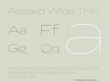 Asgard Wide Thin Version 2.003;FEAKit 1.0图片样张