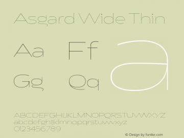 Asgard Wide Thin Version 2.003图片样张