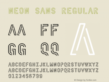 Neon Sans 0.50图片样张