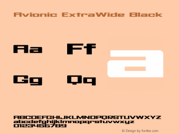 Avionic ExWide Black Version 1.000 | web-TT图片样张