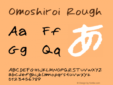 Omoshiroi Rough Version 1.000 | wf-rip DC20191105图片样张