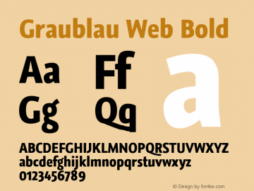 Graublau Web Bold 001.003图片样张