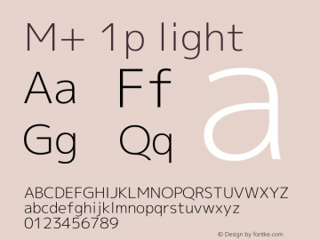 M+ 1p light 图片样张