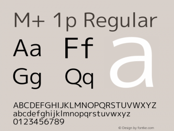 M+ 1p Regular Version 1.058图片样张