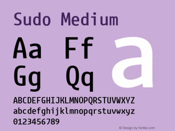 Sudo Medium Version 0.042图片样张