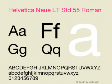 HelveticaNeueLTStd-Roman Version 2.020;PS 002.000;hotconv 1.0.50;makeotf.lib2.0.16970图片样张