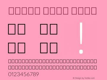 YekanBakh-Thin Version 1.000图片样张