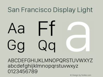 San Francisco Display Light 10.0d46e1图片样张