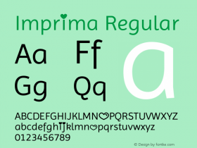 Imprima Version 1.001图片样张