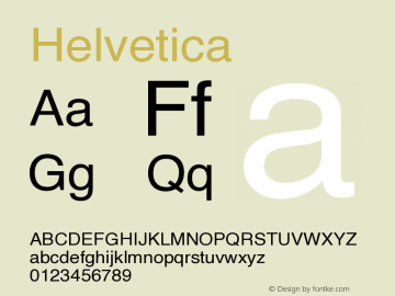 Helvetica 15.0d1e3图片样张