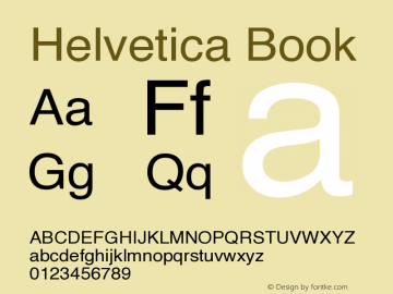 Helvetica 15.0d1e3图片样张