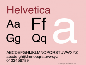 Helvetica 15.0d1e3图片样张