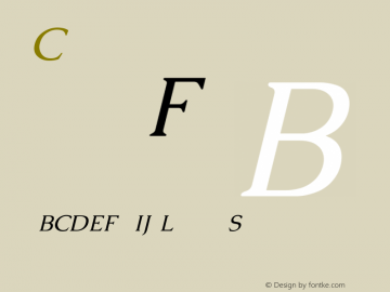 Caudex Italic Version 1.01图片样张