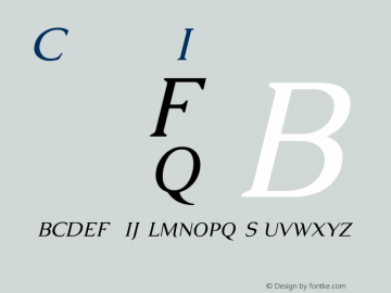 Caudex Italic Version 1.01图片样张