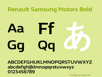 Renault Samsung Motors Bold 图片样张