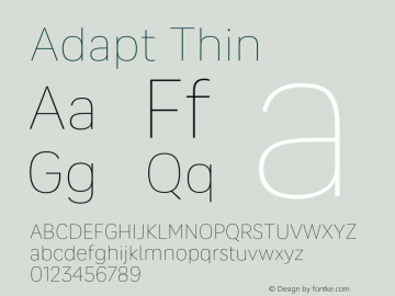 Adapt Thin Version 1.033;hotconv 1.0.109;makeotfexe 2.5.65596图片样张