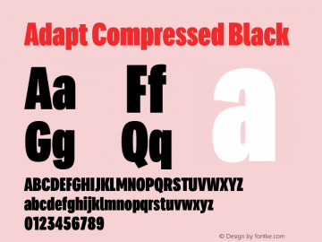 Adapt Compressed Black Version 1.033;hotconv 1.0.109;makeotfexe 2.5.65596图片样张