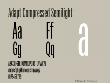 Adapt Compressed Semilight Version 1.033;hotconv 1.0.109;makeotfexe 2.5.65596图片样张