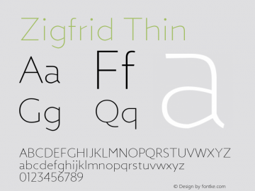 Zigfrid Thin 1.000图片样张