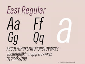 East W05 Light Oblique Version 1.00图片样张