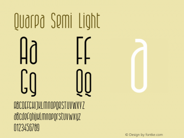 Quarpa Semi Light Version 1.000图片样张