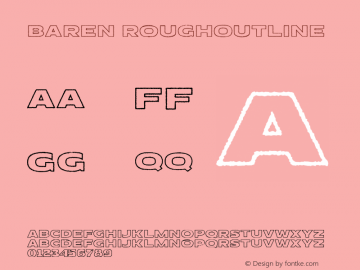 Baren RoughOutline Version 1.000图片样张