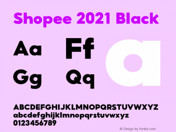 Shopee 2021 Black Version 2.1图片样张