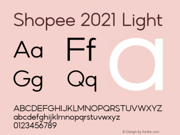 Shopee 2021 Light Version 2.1图片样张