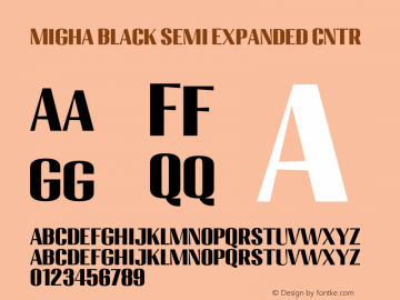 Migha-BlackSemiExpandedCNTR Version 1.000图片样张