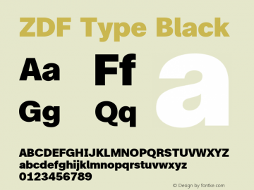 ZDF Type Black Version 1.100图片样张